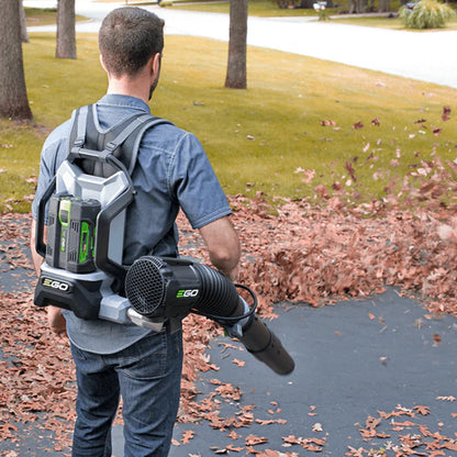 Ego LB6000E Leaf blower in action