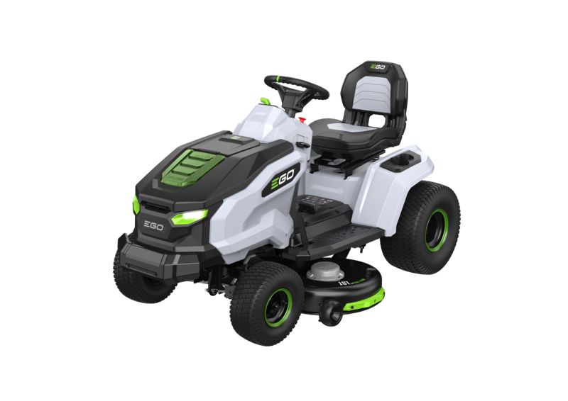 Ego TR4201E battery powered tractor lawnmower